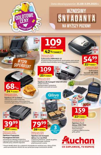 Gazetka Auchan - 21.08.2025 - 3.09.2025.