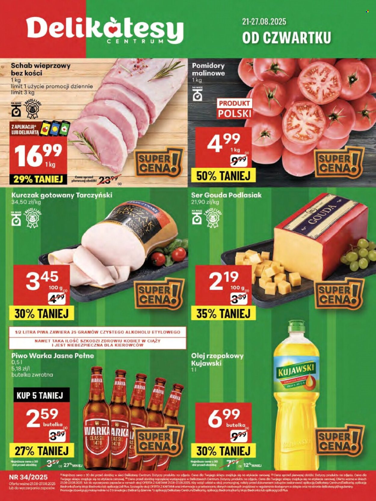 Gazetka Delikatesy Centrum - 21.08.2025 - 27.08.2025. Strona 1