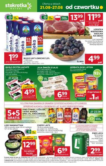 Gazetka Stokrotka Market - 21.08.2025 - 27.08.2025.