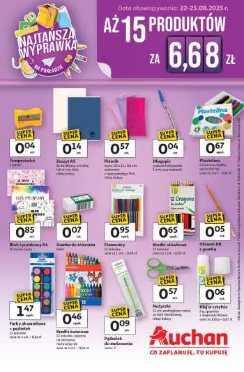 Gazetka Auchan - 22.08.2025 - 25.08.2025.