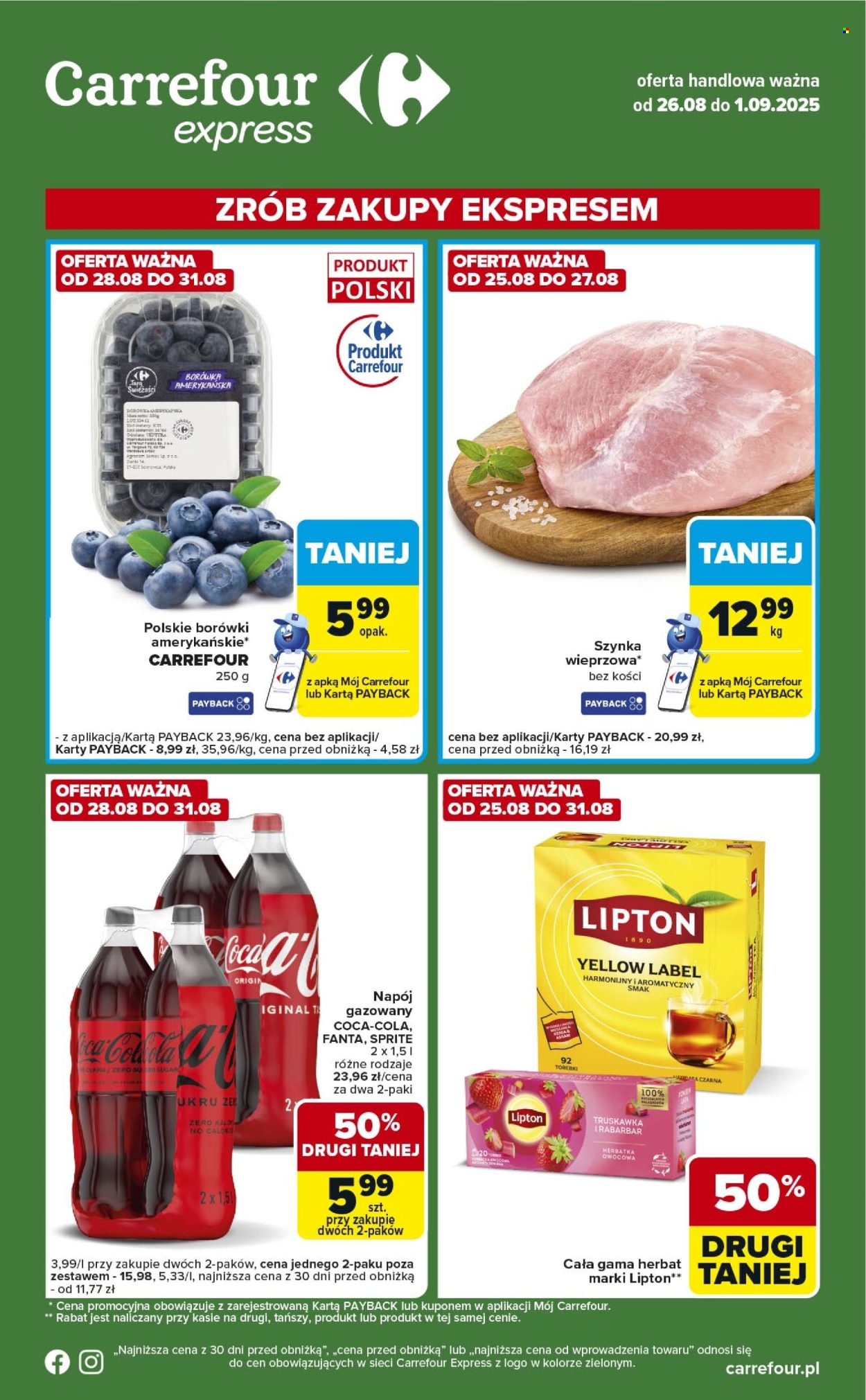 Gazetka Carrefour Express - 26.08.2025 - 1.09.2025. Strona 1