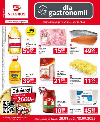 Gazetka Selgros - 28.08.2025 - 10.09.2025.