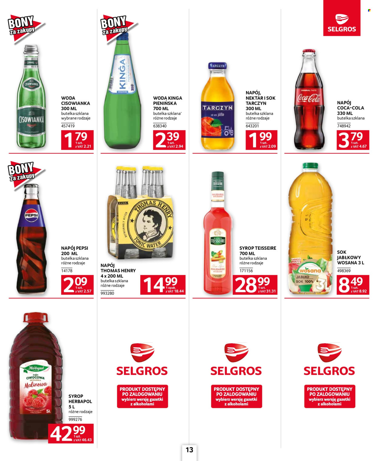 Gazetka Selgros - 28.08.2025 - 10.09.2025. Strona 13