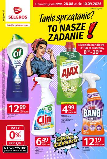 Gazetka Selgros - 28.08.2025 - 10.09.2025.