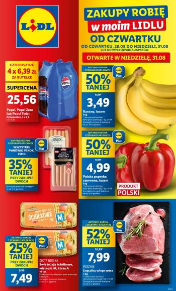 Gazetka Lidl - 28.08.2025 - 31.08.2025.