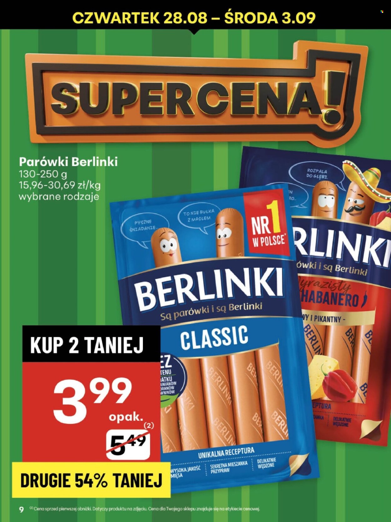 Gazetka Delikatesy Centrum - 28.08.2025 - 3.09.2025. Strona 9