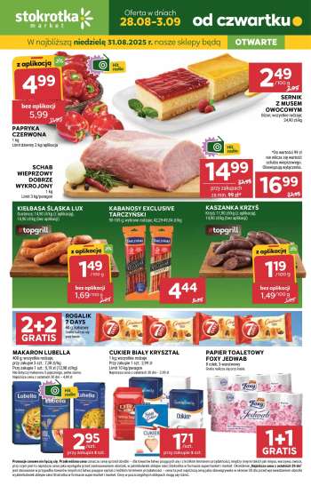 Gazetka Stokrotka Market - 28.08.2025 - 3.09.2025.