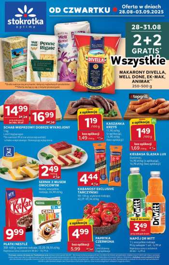 Gazetka Stokrotka Optima - 28.08.2025 - 3.09.2025.