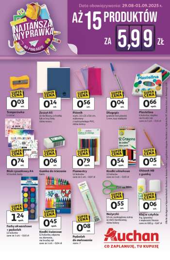 Gazetka Auchan - 29.08.2025 - 1.09.2025.