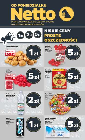 Gazetka Netto - 1.09.2025 - 6.09.2025.