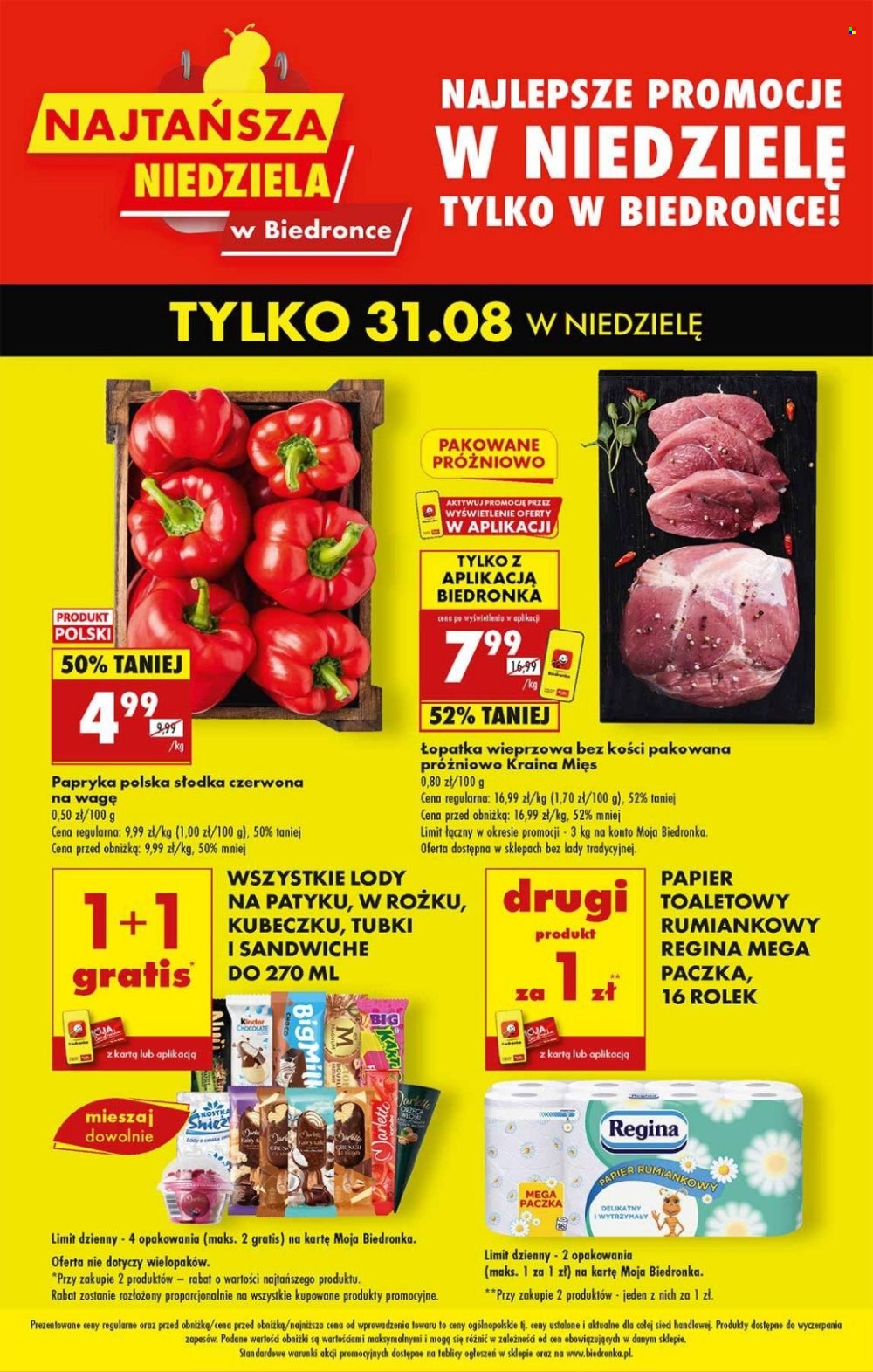 Gazetka Biedronka - 31.08.2025 - 31.08.2025. Strona 1