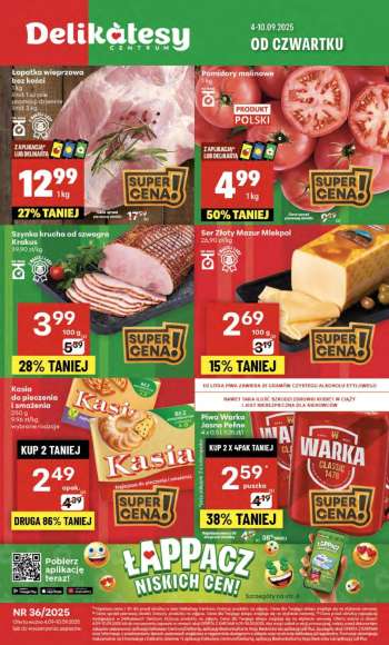 Gazetka Delikatesy Centrum - 4.09.2025 - 10.09.2025.