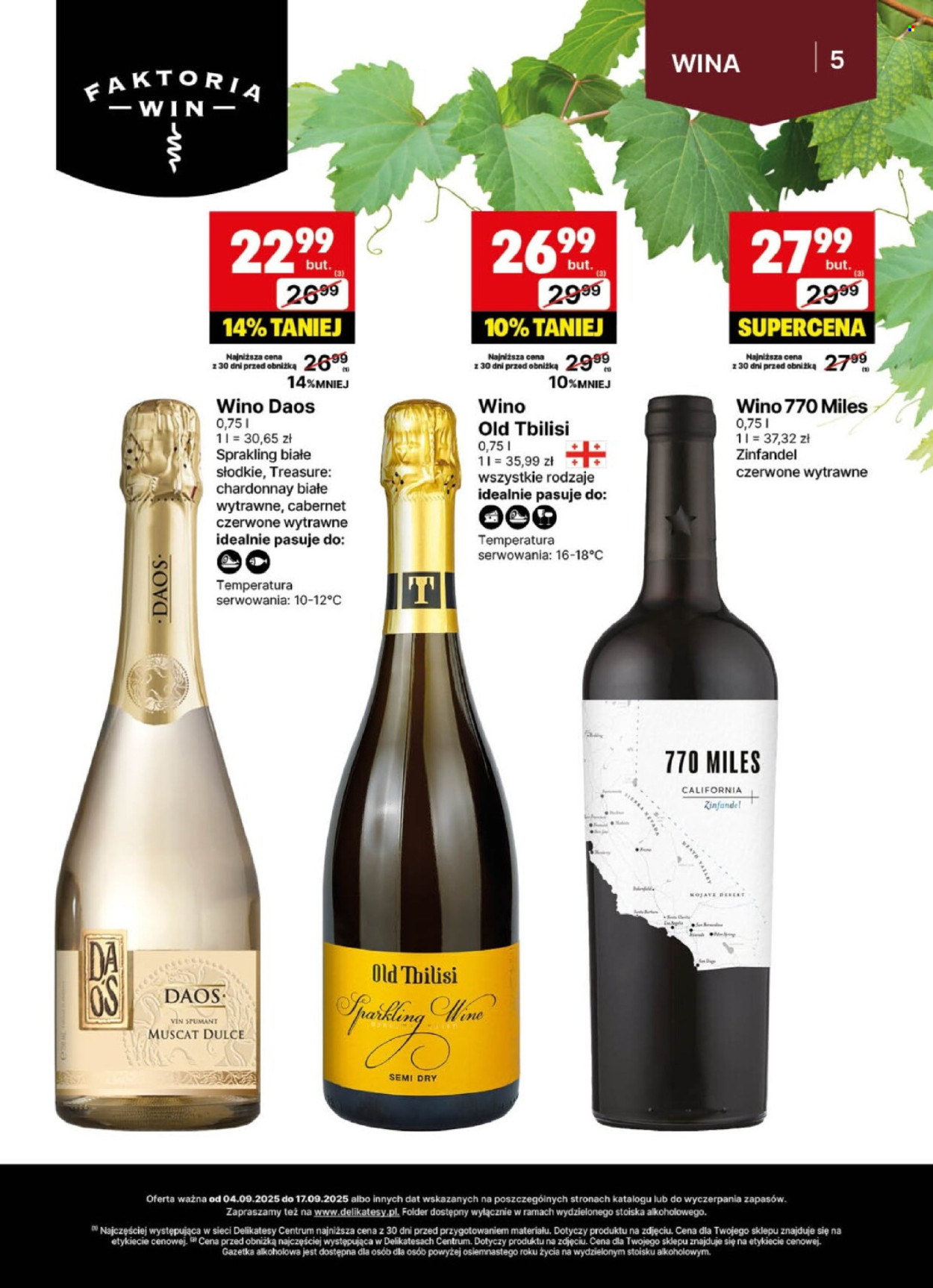 Gazetka Delikatesy Centrum - 4.09.2025 - 17.09.2025. Strona 5