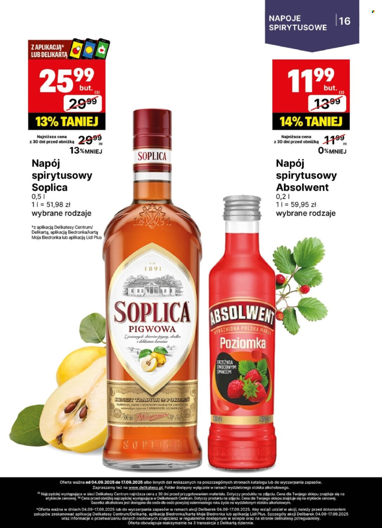 Gazetka Delikatesy Centrum - 4.09.2025 - 17.09.2025. Strona 16
