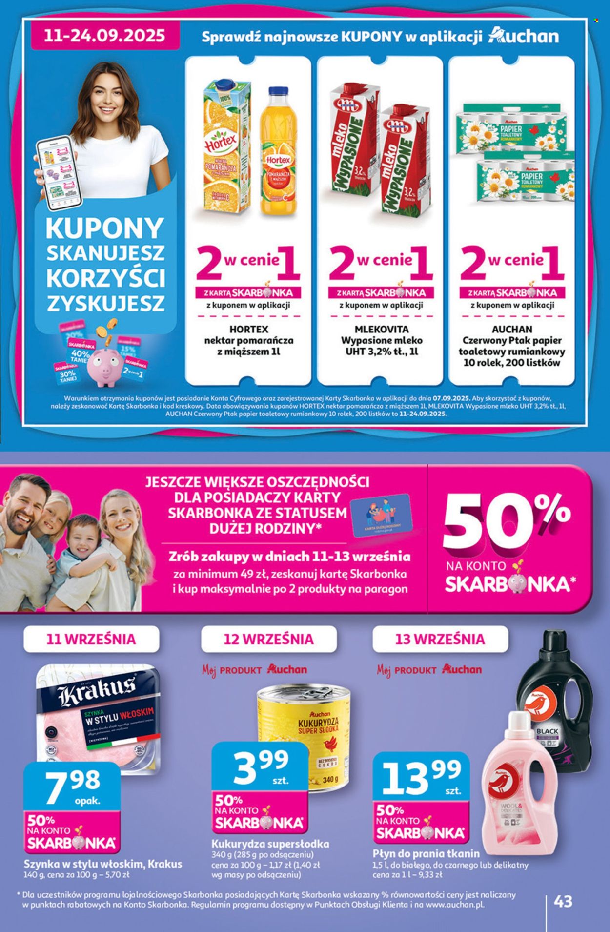 Gazetka Auchan - 11.09.2025 - 17.09.2025. Strona 43