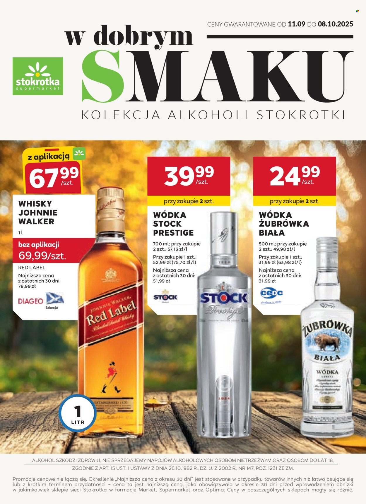 Gazetka Stokrotka Supermarket - 11.09.2025 - 8.10.2025. Strona 1