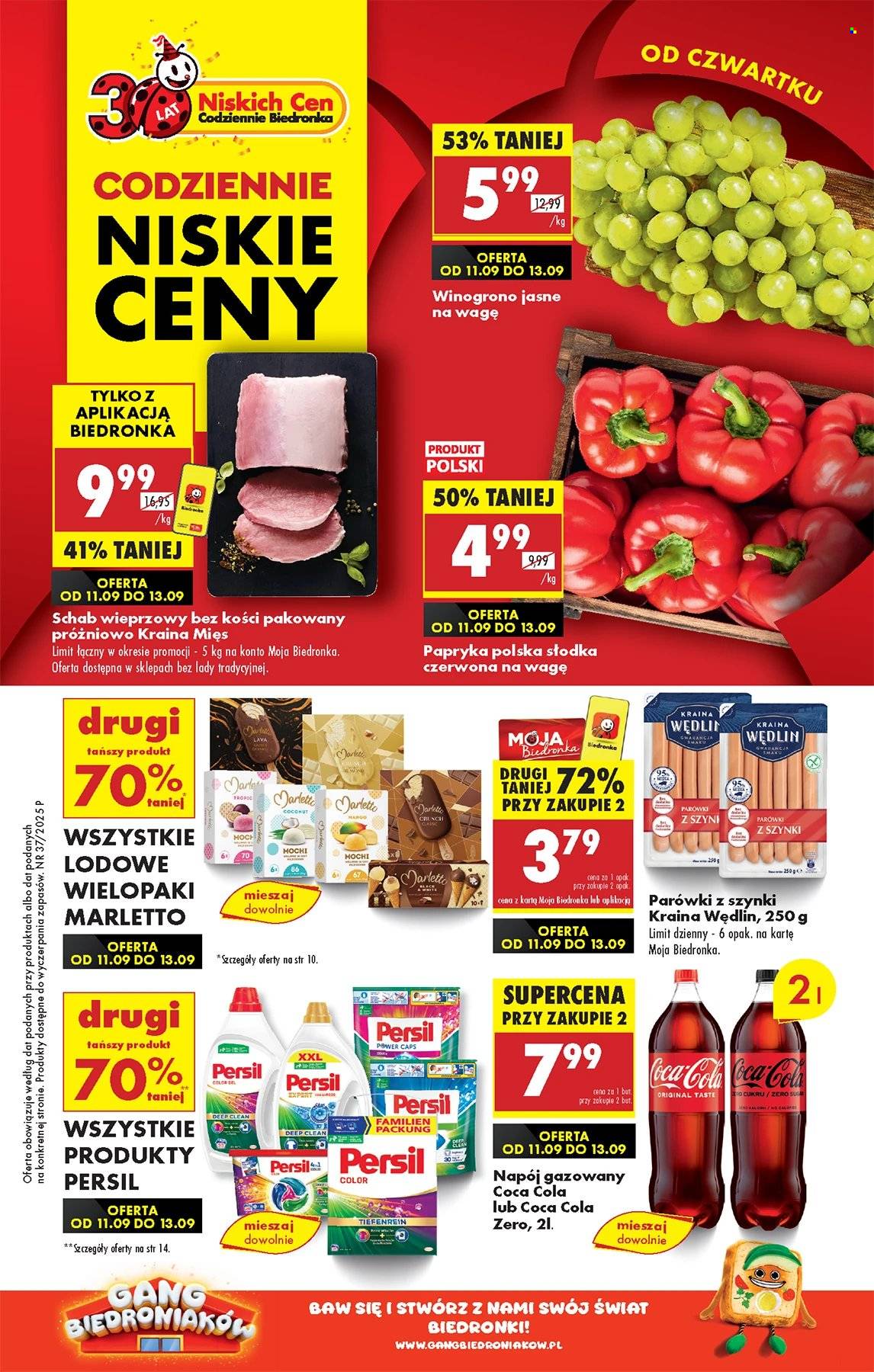 Gazetka Biedronka - 11.09.2025 - 17.09.2025. Strona 1