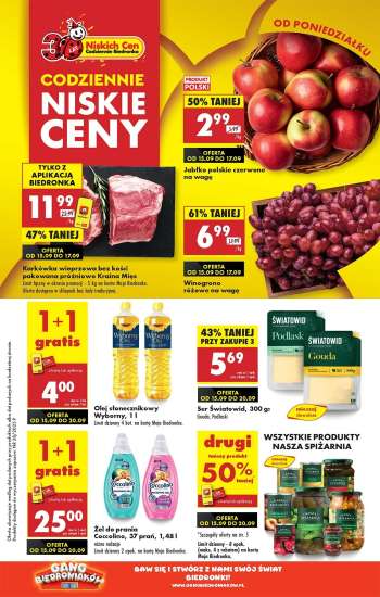 Gazetka Biedronka - 15.09.2025 - 20.09.2025.