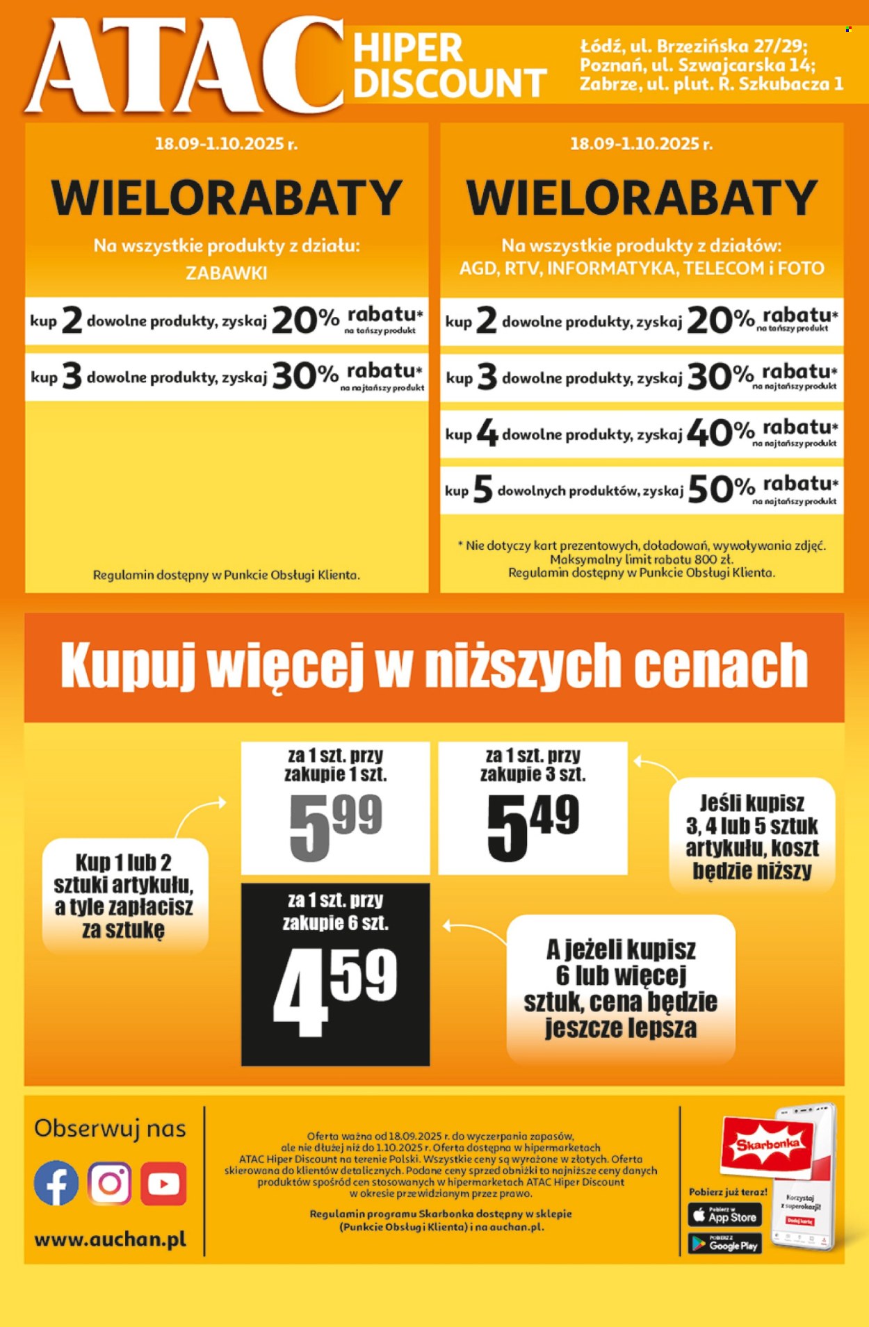 Gazetka Auchan - 18.09.2025 - 1.10.2025. Strona 4