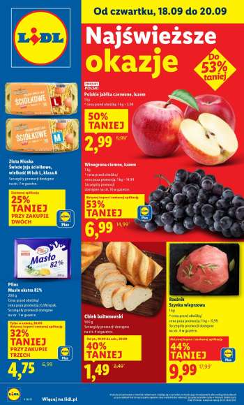Gazetka Lidl - 18.09.2025 - 20.09.2025.