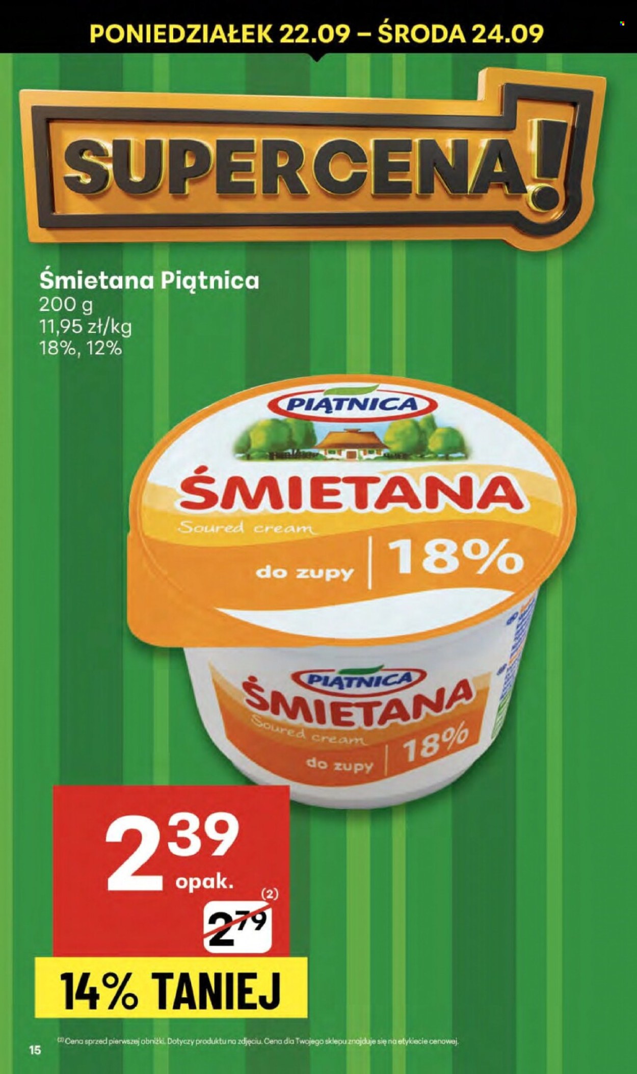 Gazetka Delikatesy Centrum - 18.09.2025 - 24.09.2025. Strona 15