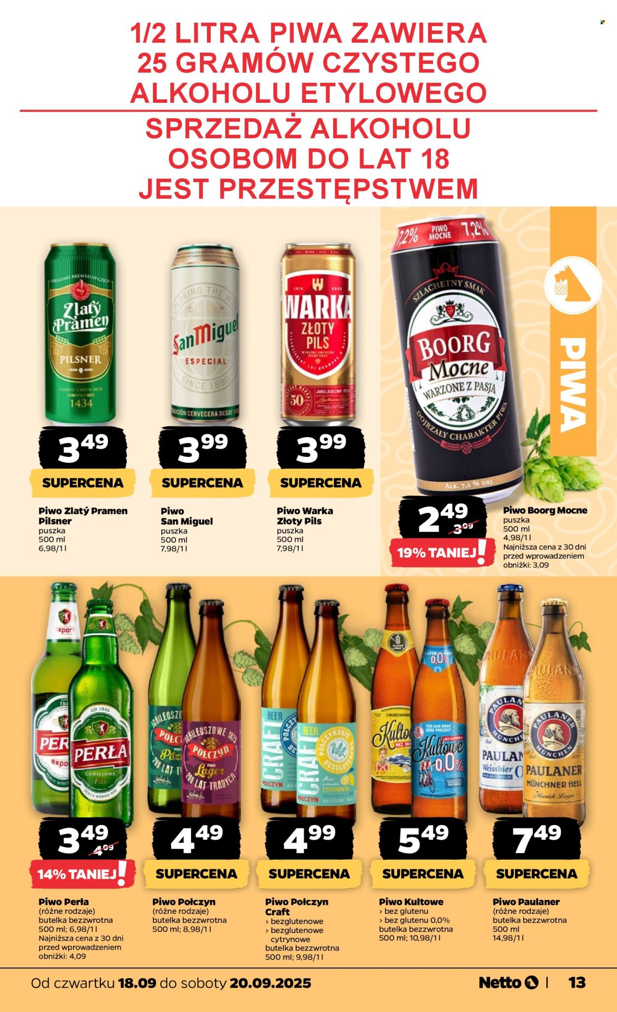 Gazetka Netto - 18.09.2025 - 20.09.2025. Strona 13