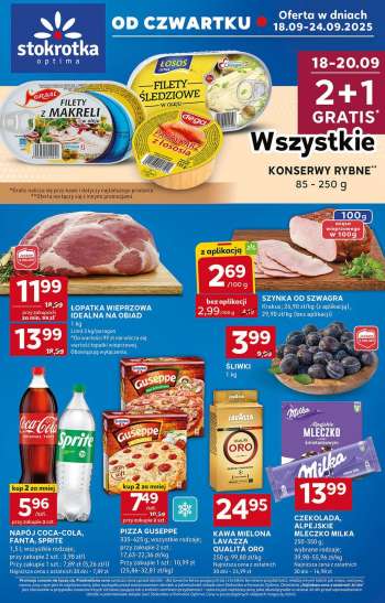 Gazetka Stokrotka Optima - 18.09.2025 - 24.09.2025.
