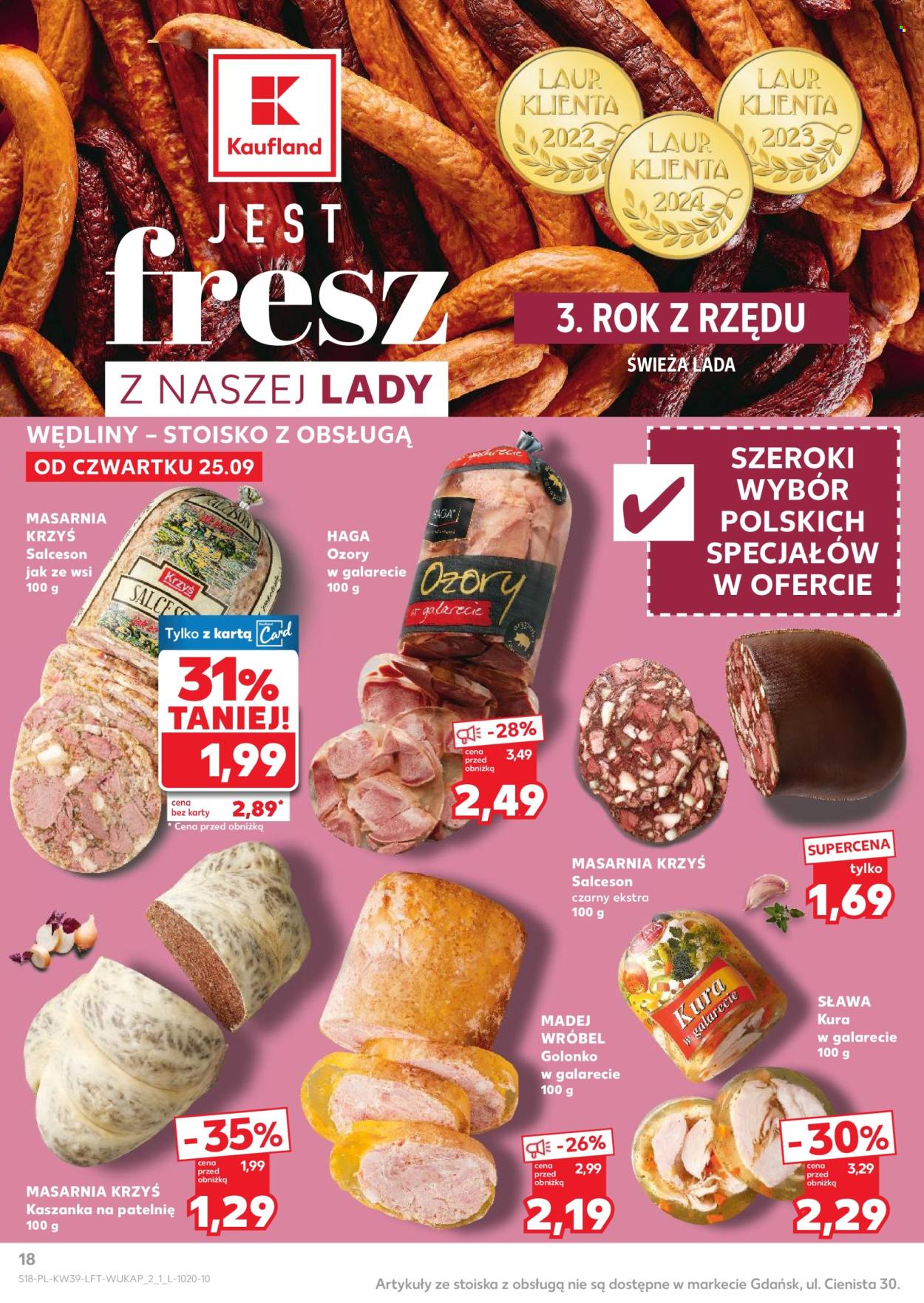 Gazetka Kaufland - 25.09.2025 - 1.10.2025. Strona 18