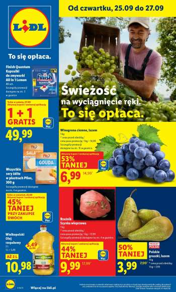 Gazetka Lidl - 25.09.2025 - 27.09.2025.