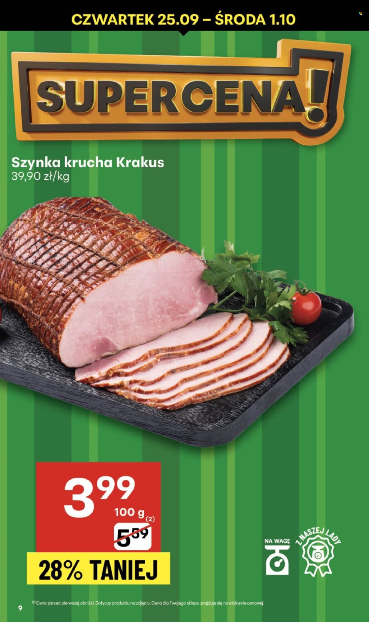 Gazetka Delikatesy Centrum - 25.09.2025 - 1.10.2025. Strona 9
