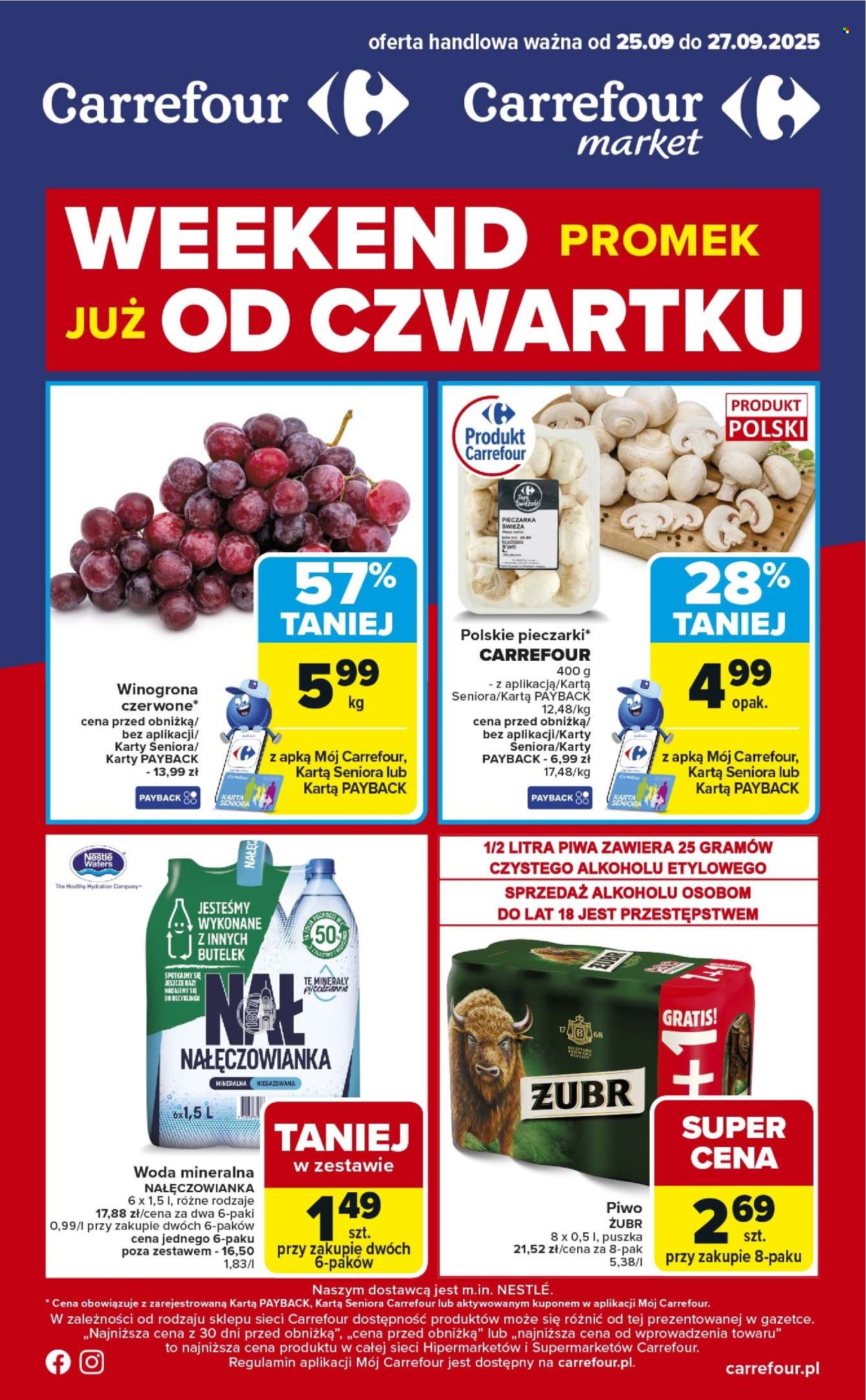 Gazetka Carrefour - 25.09.2025 - 27.09.2025. Strona 1