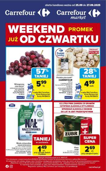 Gazetka Carrefour - 25.09.2025 - 27.09.2025.