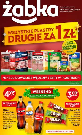 Gazetka Żabka - 24.09.2025 - 7.10.2025.