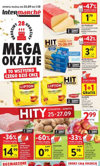 Gazetka Intermarché - 25.09.2025 - 1.10.2025.