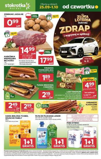 Gazetka Stokrotka Market - 25.09.2025 - 1.10.2025.