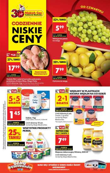Gazetka Biedronka - 25.09.2025 - 1.10.2025.