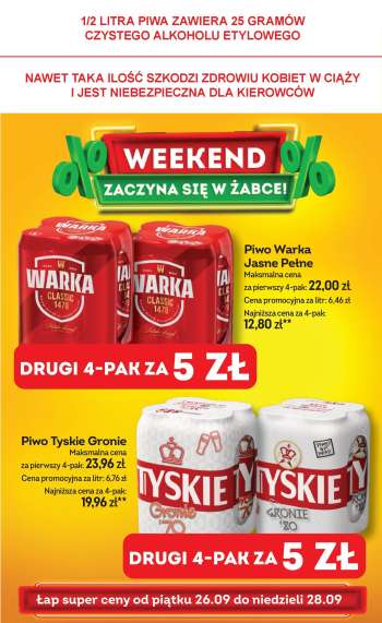 Gazetka Żabka - 26.09.2025 - 28.09.2025.