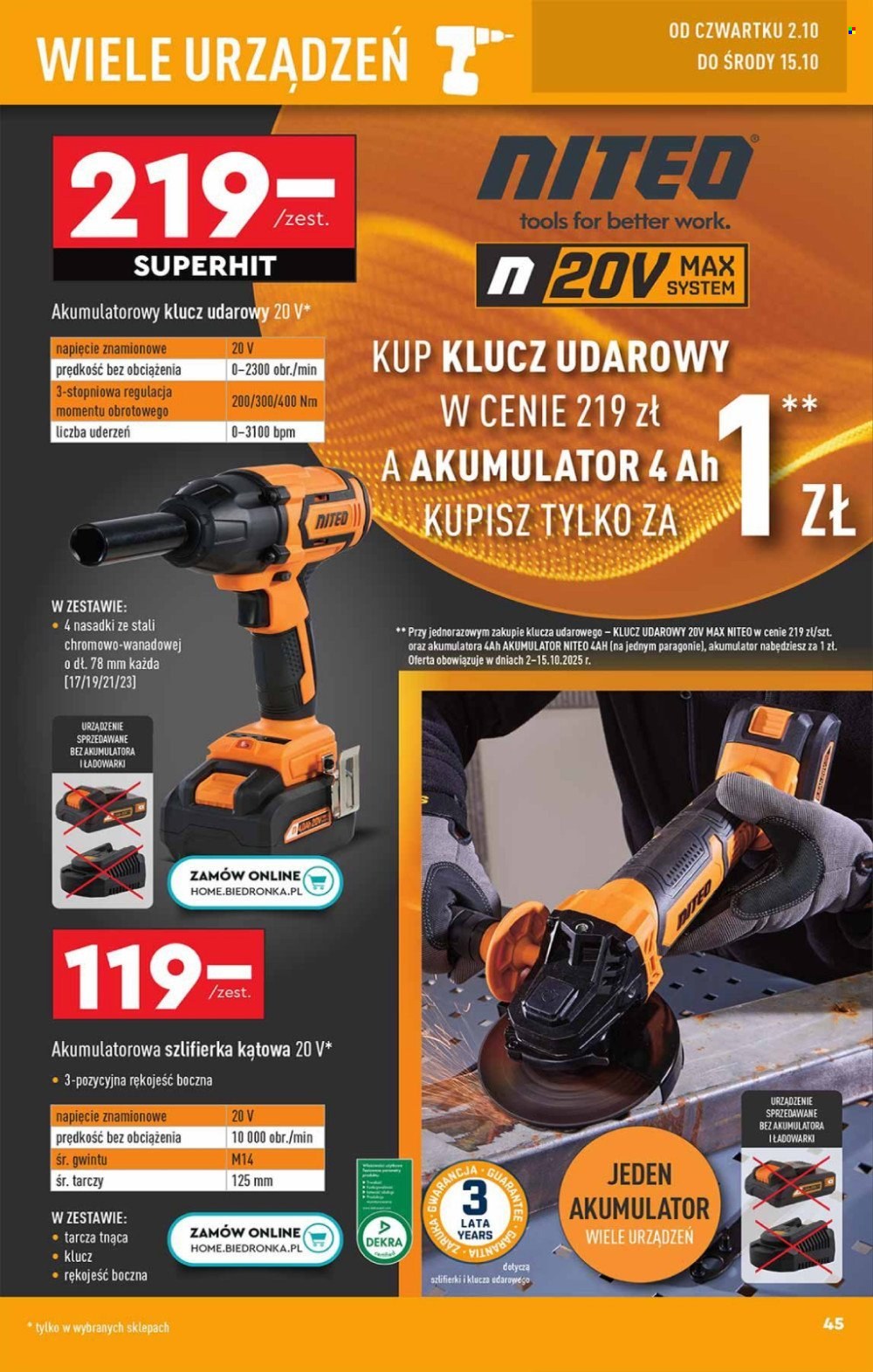 Gazetka Biedronka - 29.09.2025 - 15.10.2025. Strona 45