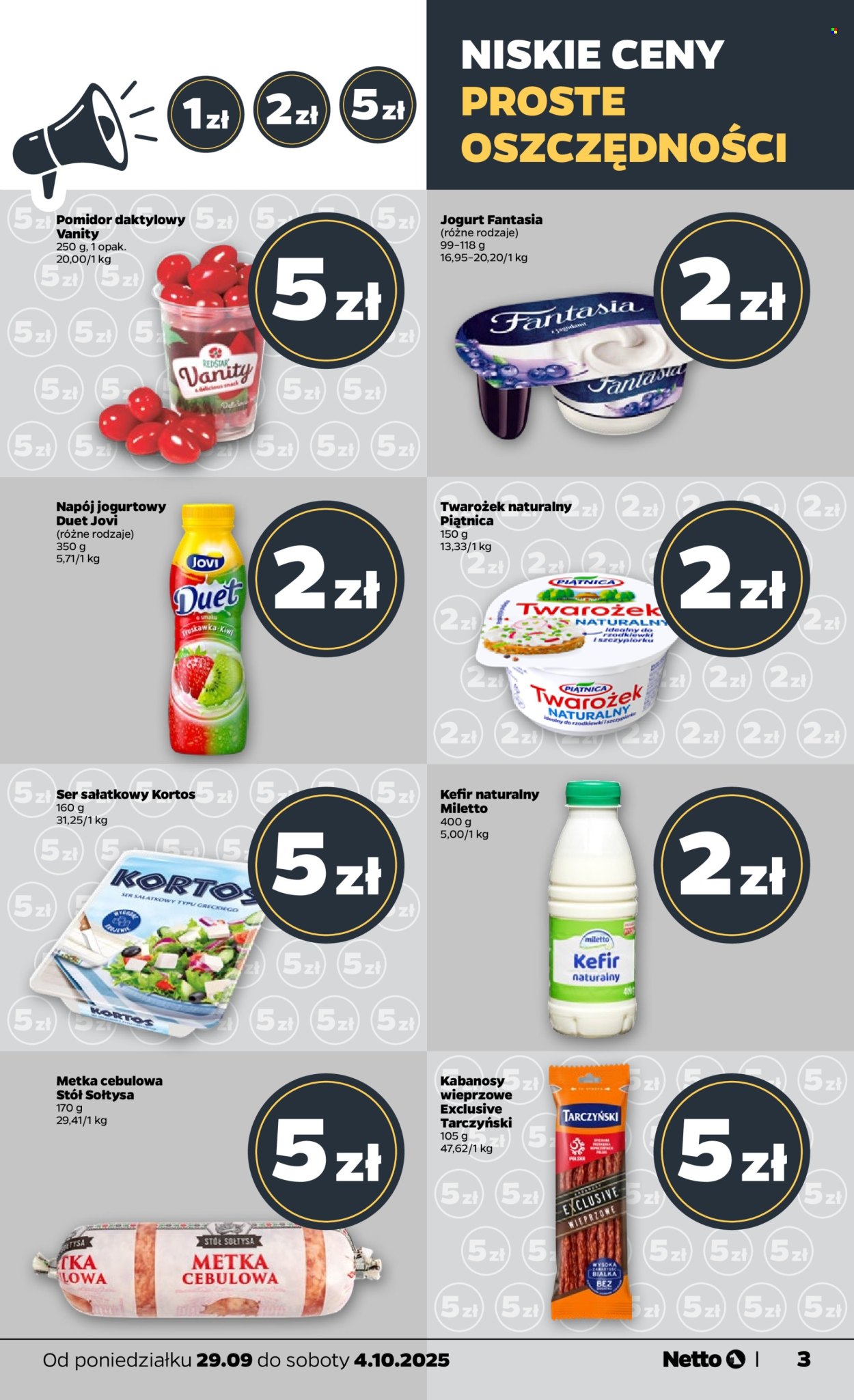 Gazetka Netto - 29.09.2025 - 4.10.2025. Strona 3