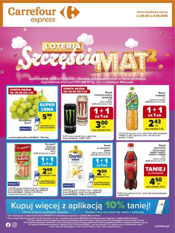 Gazetka Carrefour Express - 30.09.2025 - 6.10.2025.