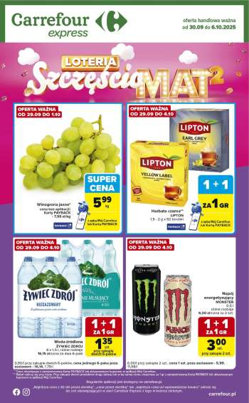 Gazetka Carrefour Express - 30.09.2025 - 6.10.2025.