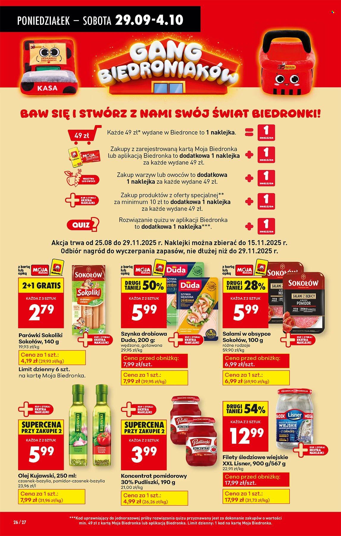 Gazetka Biedronka - 29.09.2025 - 4.10.2025. Strona 26