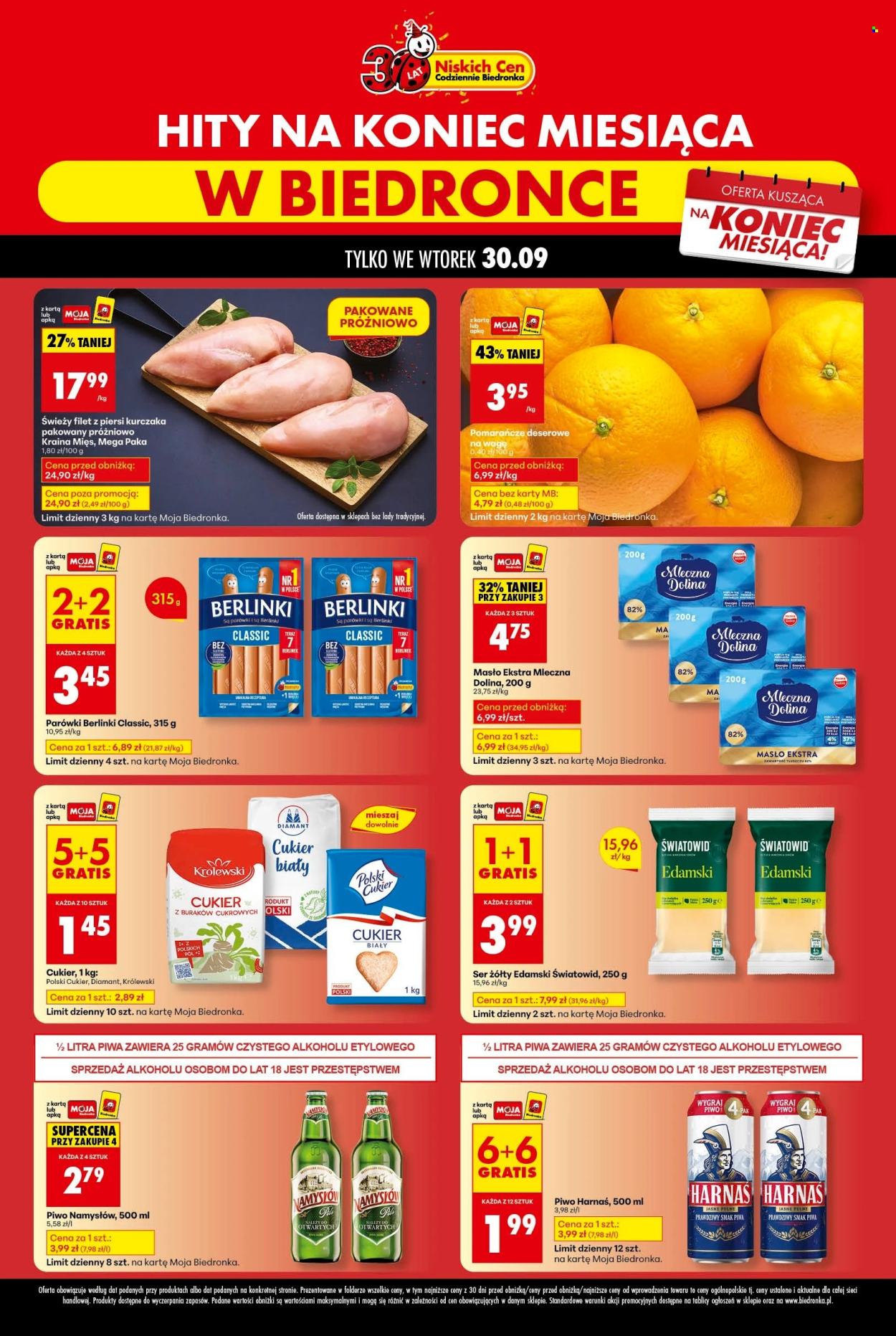 Gazetka Biedronka - 30.09.2025 - 30.09.2025. Strona 1
