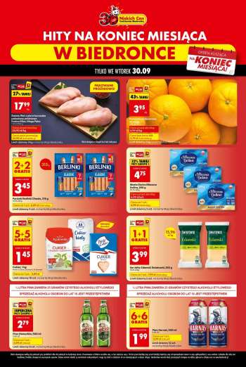 Gazetka Biedronka - 30.09.2025 - 30.09.2025.