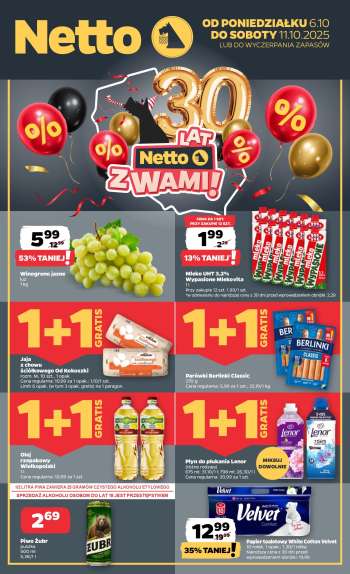 Gazetka Netto - 6.10.2025 - 11.10.2025.