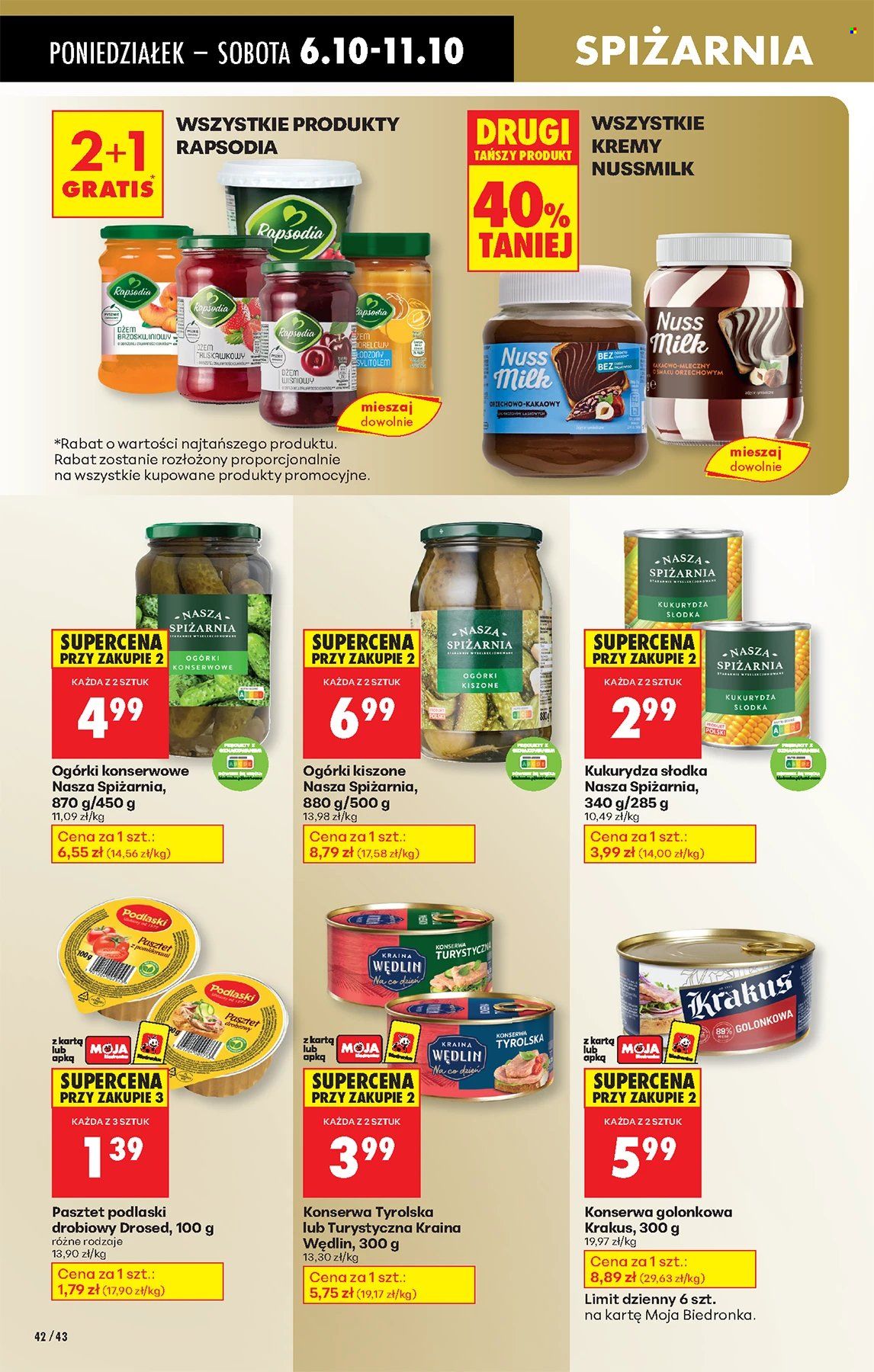 Gazetka Biedronka - 6.10.2025 - 11.10.2025. Strona 42