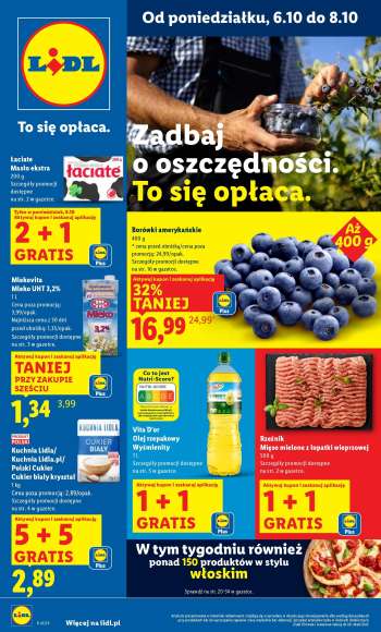 Gazetka Lidl - 6.10.2025 - 8.10.2025.