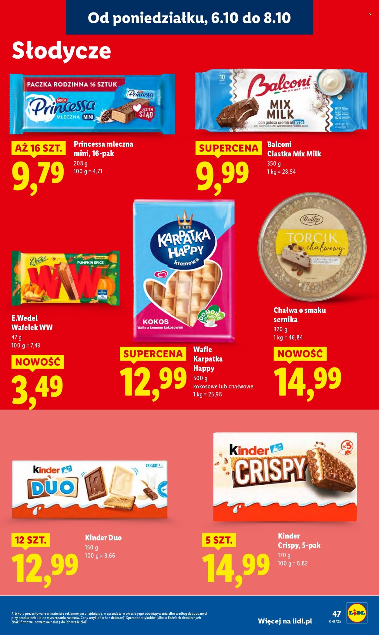 Gazetka Lidl - 6.10.2025 - 8.10.2025. Strona 47