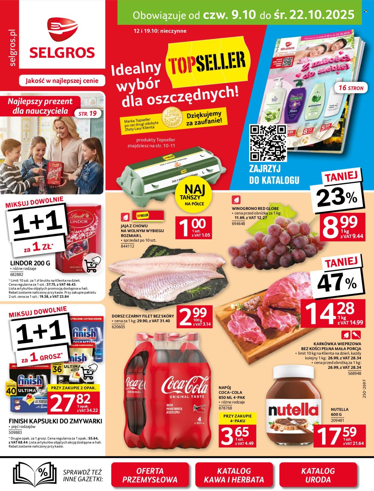 Gazetka Selgros - 9.10.2025 - 22.10.2025. Strona 1