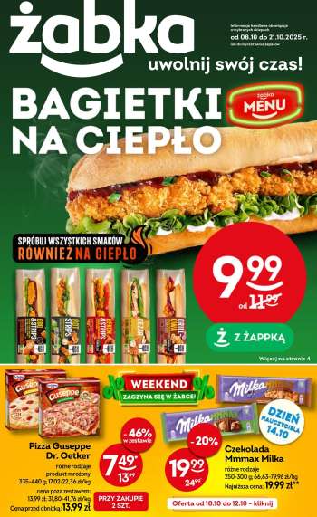 Gazetka Żabka - 8.10.2025 - 21.10.2025.